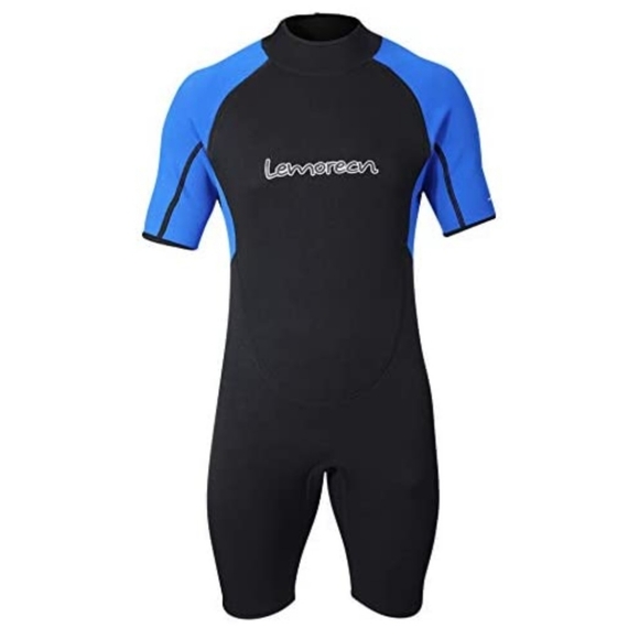 Adult 3mm Shorty Jumpsuit Wetsuit - Picture 3 of 9